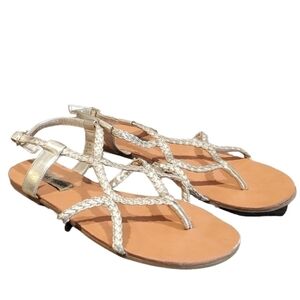 Steve Madden Women Koy flats sandals shoes sz 10M